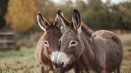 donkeys
